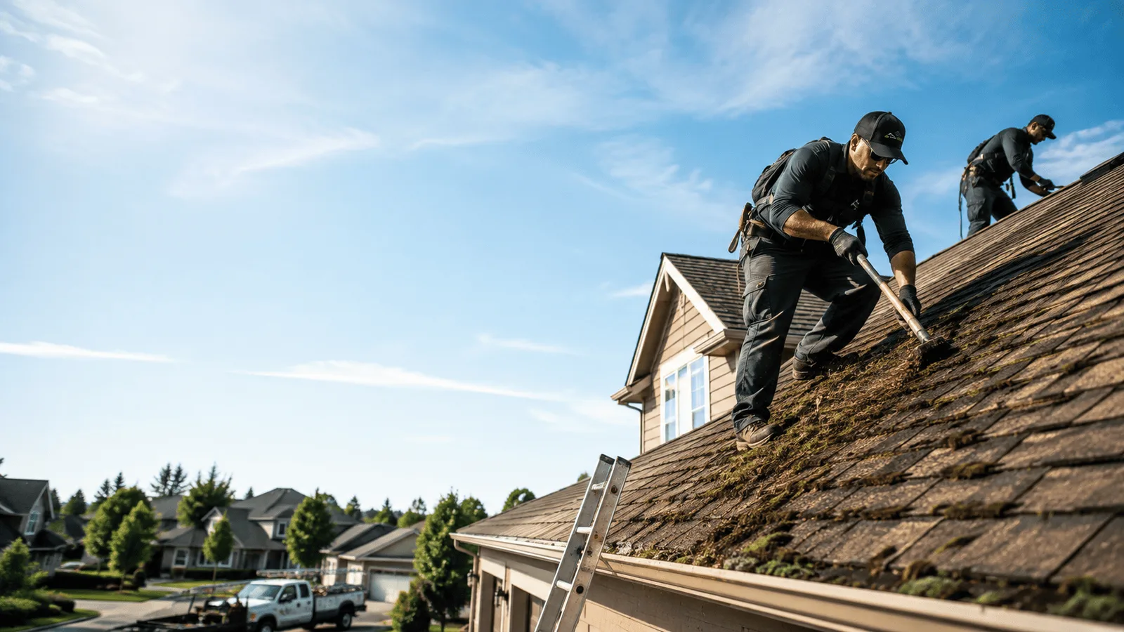 Roof Moss Removal in Johnston, RI near me